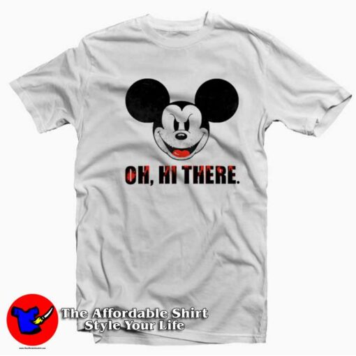 Mickey Mouse Oh Hi There Funnny Halloween T-shirt On Sale