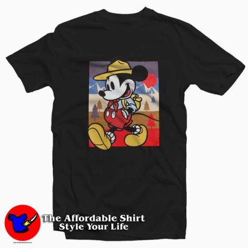 Mickey Mouse Park Ranger Tie Dye T-Shirt Disney Collection