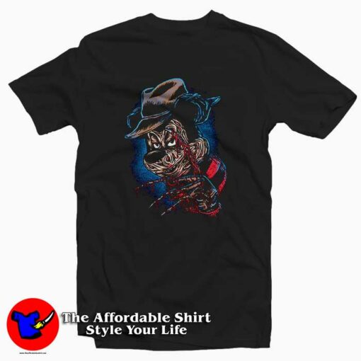 Mickey Mouse Parody Freddy Krueger Tee Shirt