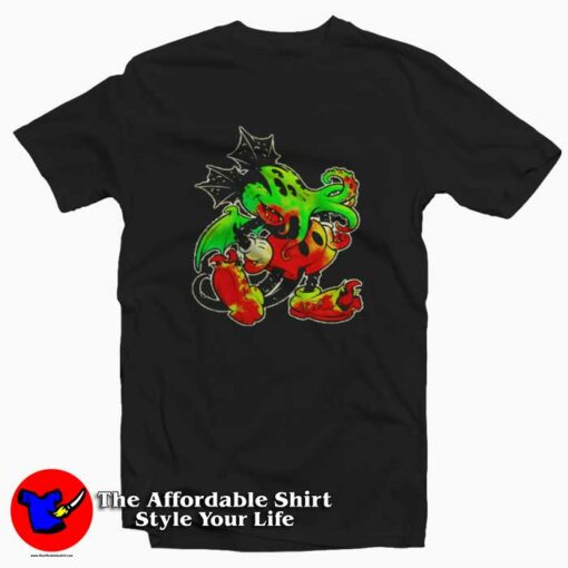 Mickey Mouse X Cthulhu Disney Funny T-Shirt On Sale