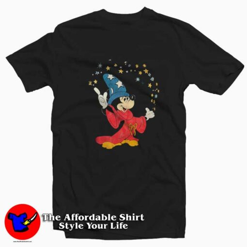 Mickey as The Sorcerer’s Apprentice Unisex T-shirt On Sale