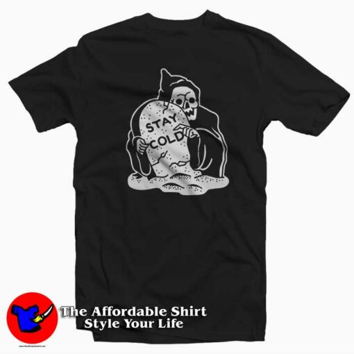 Midnite Tremors Skeleton Stay Cold Unisex T-shirt On Sale