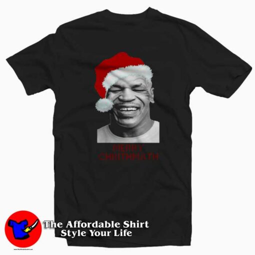Mike Tyson Funny Christmas Ugly Style T-shirt On Sale