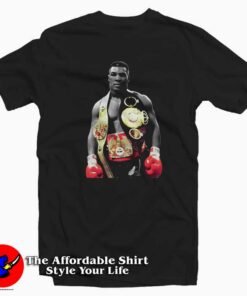 Mike Tyson Iron The Champ Boxing Legend T shirt On Sale 1