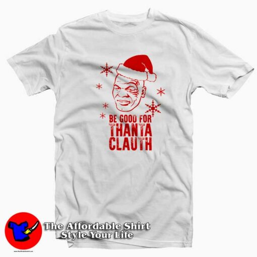 Mike Tyson Santa Claus Tacky Unisex T-shirt On Sale