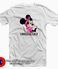 Mikey Unbreakable Breast Cancer Awareness T-Shirt Mikey Unbreakable Breast Cancer Awareness T-Shirt