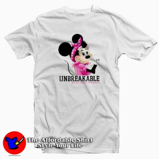 Mikey Unbreakable Breast Cancer Awareness T-Shirt