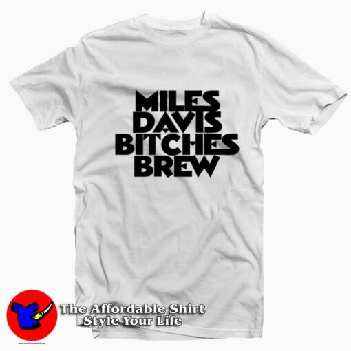 Miles Davis Bitches Brew Graphic Unisex T-shirt On Sale