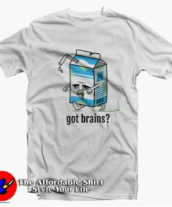 Milk Carton Got Brains Funny Halloween T-Shirt On Sale 1 Milk Carton Got Brains Funny Halloween T Shirt On Sale 2