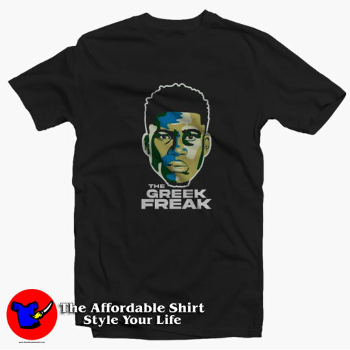 Milwaukee Bucks The Greek Freak Basketball T-shirt On Sale