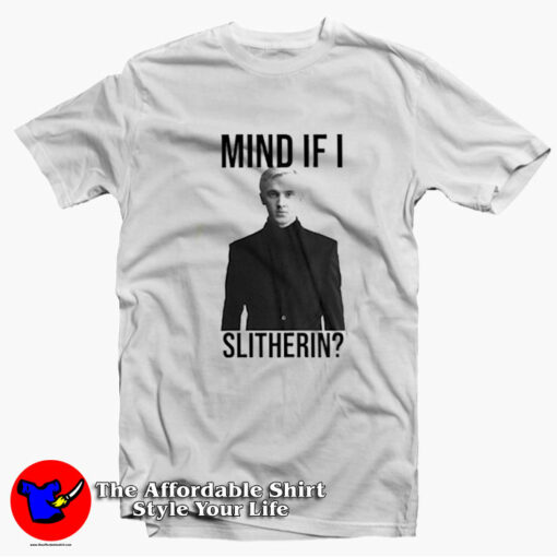 Mind If I Slytherin Vintage Potrait Unisex T-shirt On Sale