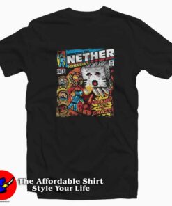 Minecraft Tales from The Nether Black Youth T-shirt Cheap