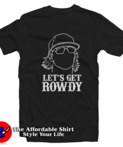 Mississippi State Rowdey Jordan Lets Get Rowdy T shirt On Sale 1
