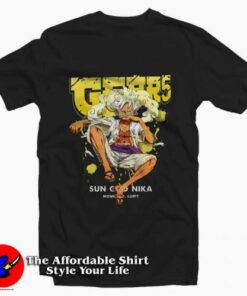 Monkey D Luffy One Piece Gear 5 Son God Nika T-Shirt On Sale