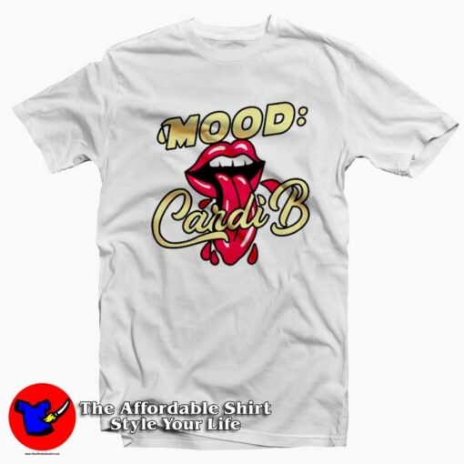 Mood Cardi B Lip Unisex T-shirt On Sale