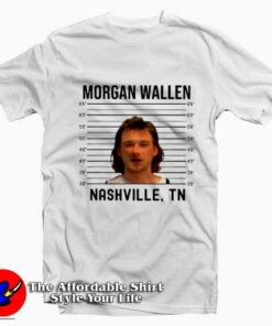 Morgan Wallen Mugshot Nashville Graphic T-Shirt On Sale Morgan Wallen Mugshot Nashville Graphic T-Shirt On Sale