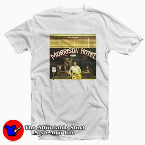 Morrison Hotel Album Cover The Doors Band T-shirt On Sale