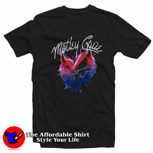 Motley Crue Kickstart My Heart Graphic T-Shirt On Sale