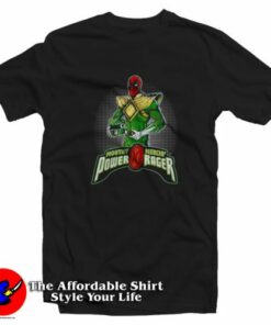 Mouthy Merch Power Ranger Deadpool Parody T-Shirt On Sale 1 Mouthy Merch Power Ranger Deadpool Parody T Shirt On Sale 2