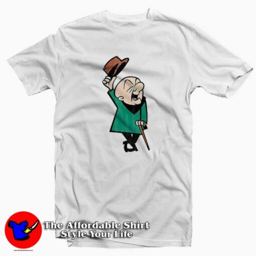 Mr Magoo Retro Cartoon Character Worn Look T-shirt On Sale