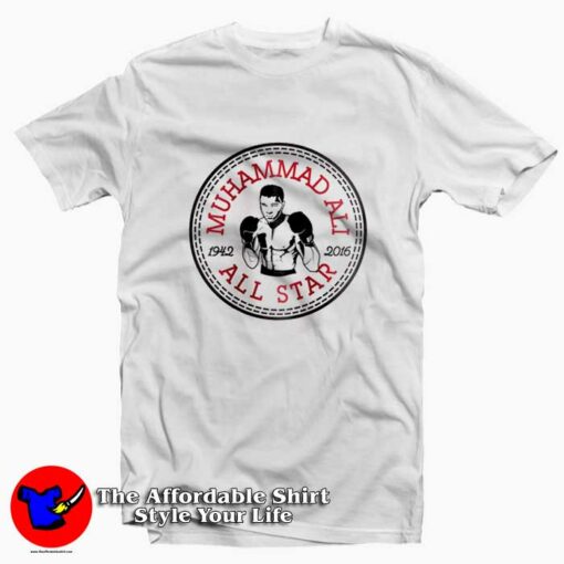 Muhammad Ali All Star Converse Logo T-shirt On Sale