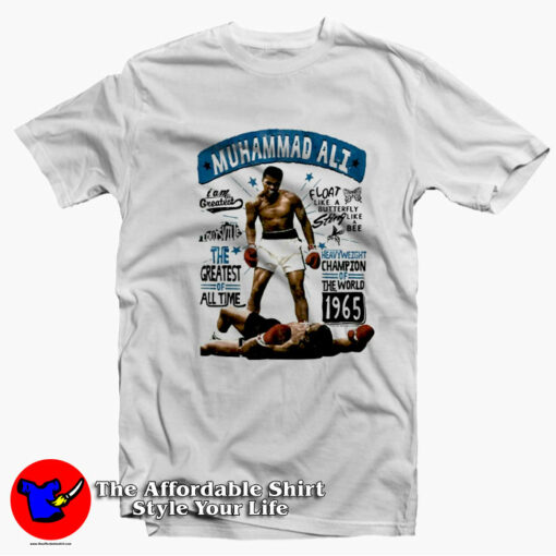 Muhammad Ali Famous Quotes Unisex T-shirt On Sale