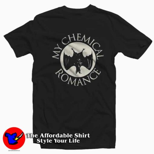 My Chemical Romance Bat Graphic T-Shirt On Sale