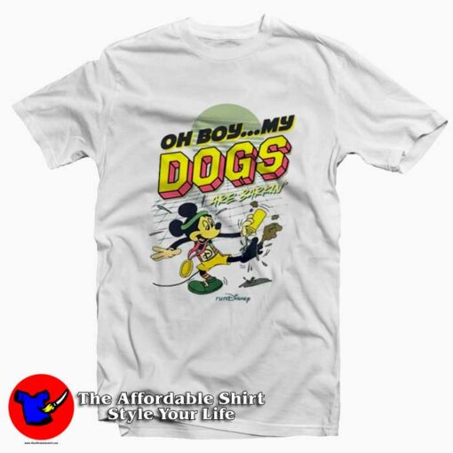 My Dogs Are Barking Disney Cheap Unisex T-Shirt On Sale