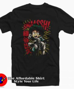 My Hero Academia Deku Smash Unisex T-shirt On Sale 1 My Hero Academia Deku Smash Unisex T shirt On Sale 2