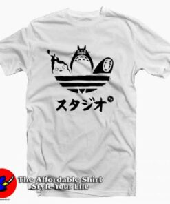 My Neighbor Totoro Adidas Parody Tee Shirt My Neighbor Totoro Adidas Parody Tee Shirt