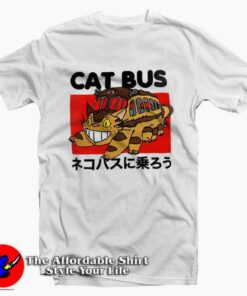 My Neighbor Totoro Cat Bus Tee Shirt My Neighbor Totoro Cat Bus Tee Shirt