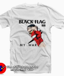 My War Black Flag Album Vintage Graphic T-Shirt On Sale My War Black Flag Album Vintage Graphic T-Shirt On Sale