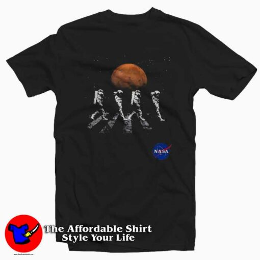 NASA Mars Spacewalk Astronauts Unisex T-shirt On Sale