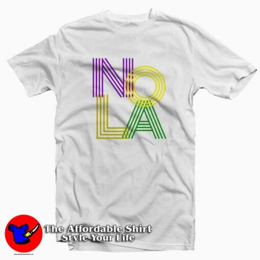 NOLA Bachelorette Mardi Gras T-Shirt For gift Mardi Gras