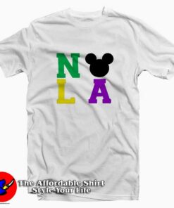 NOLA Mardi Gras Mickey T Shirt Gift Carnival Mardi Grass 1