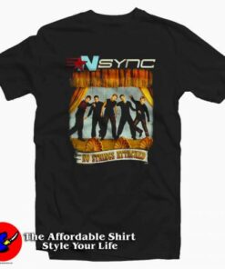 NSYNC No Strings Attached Album Cover Vintage T-Shirt On Sale 1 NSYNC No Strings Attached Album Cover Vintage T Shirt On Sale 2