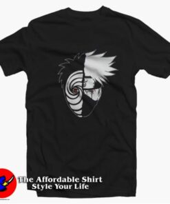 Naruto Shippuden Tobi & Kakashi Split Unisex T-shirt On Sale 1 Naruto Shippuden Tobi Kakashi Split Unisex T shirt On Sale 2