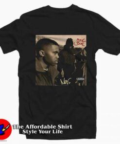 Nas One Love Cover Vintage Graphic T Shirt On Sale 2