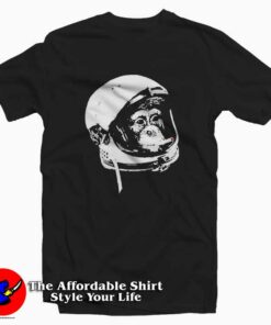 Nasa Monkey Smoking Astronaut Space T-shirt On Sale