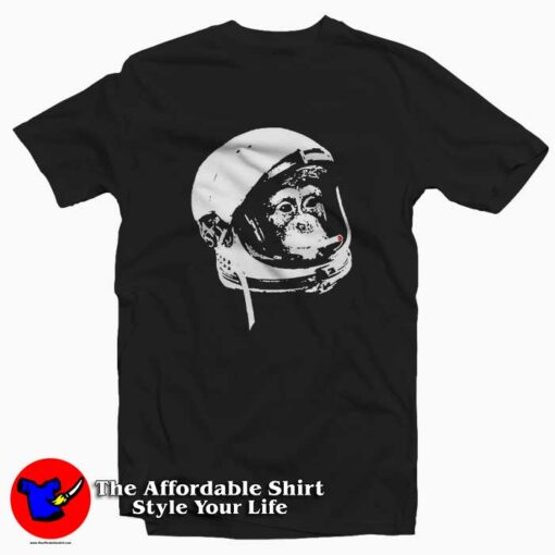 Nasa Monkey Smoking Astronaut Space T-shirt On Sale