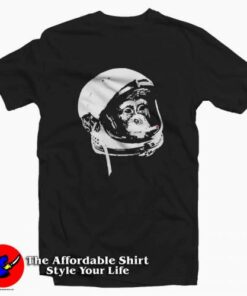 Nasa Monkey Smoking Astronaut Space T-shirt On Sale