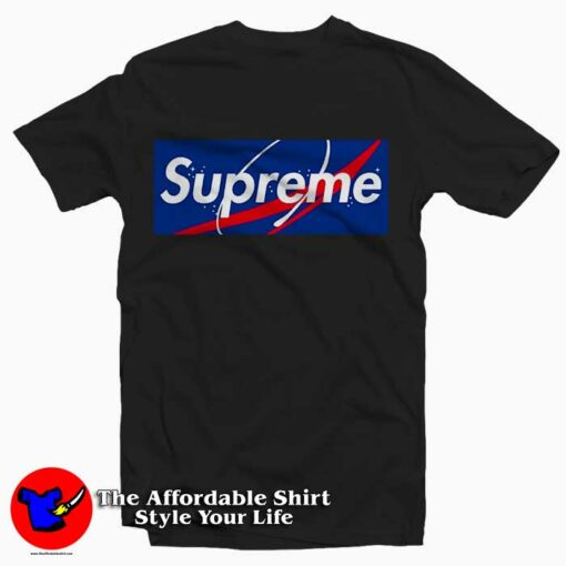 Nasa x Blue Supreme Tee Shirt