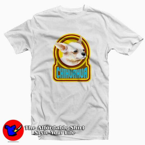 National Dog Day Retro Style Chihuahua T-shirt On Sale