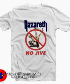 Nazareth No Jive Tour Graphic Unisex T Shirt On Sale 2