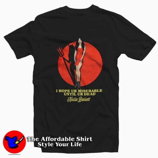 Nessa Barrett Miserable Until Dead Graphic T-Shirt On Sale