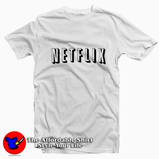 Netflix Logo Movies TV Series Unisex T-shirt On Sale