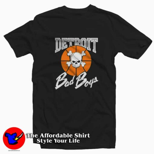 New Detroit Pistons Bad Boys Logo T-shirt On Sale