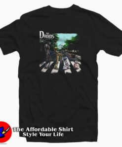 New Droids Abbey Road Starwars Funny T Shirt Cheap 1