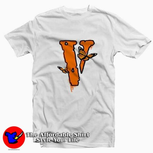 New Juice WRLD x Vlone Butterfly T-shirt On Sale