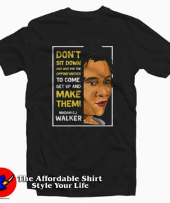 New Madam CJ Walker Graphic T Shirt 1
